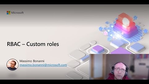 Tech Tips with Massimo Bonanni - RBAC (Role Based Access Control) Custom Roles