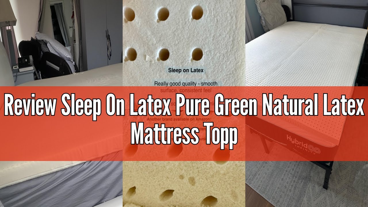 Review Sleep On Latex Pure Green Natural Latex Mattress Topper - Soft - 2 Inch - Queen Size (GOLS Ce