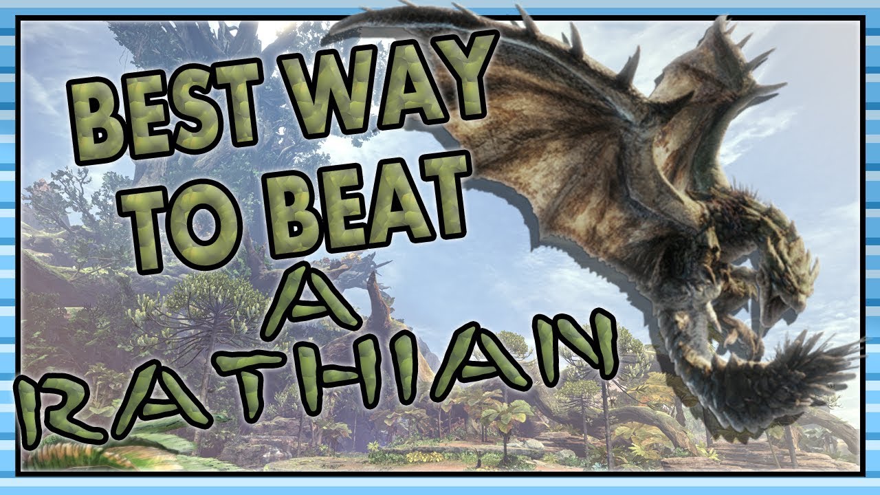 HOW TO HUNT A RATHIAN IN 50 EASY STEPS (Monster Hunter World) - Dylon Show