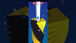 #smash helix-3D#level 66# drop stack ball #shorts screenshot 3