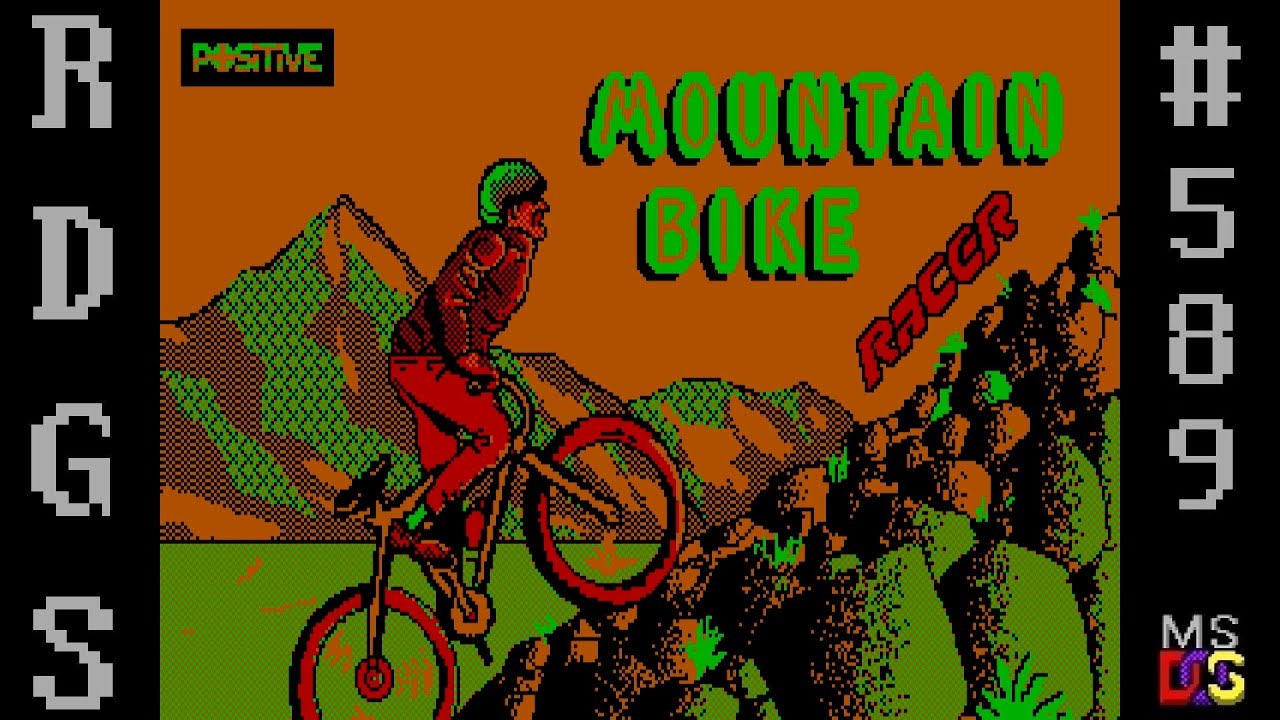 Random DOS Game Show 589 Mountain Bike Racer (1990) YouTube