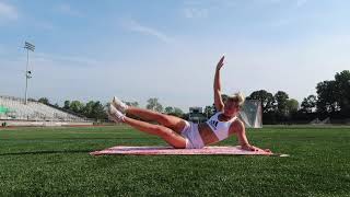 side lying:oblique v up