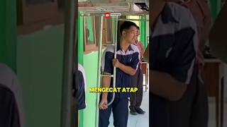 School is getting renovated, and these students did this instead