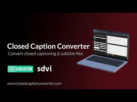 Closed Caption Converter