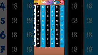 Find 8! in 10 seconds 56 #oddoneout #emoji #emojichallenge #focus #logical #yt #tiktok #effects #gk