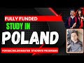 UNESCO Scholarships Poland 2025 | No IELTS No Fees | Fully Funded for Bachelor & Master Students