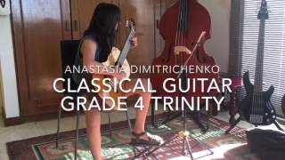 Trinity College London- Classical Guitar Exam  Grade 4 2017