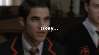 klaine being the best couple for two minutes 