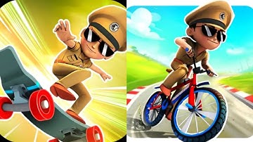 Little Singham Super Skater VS Little Singham Cycle Race Game 2025 Gameplay Android,ios