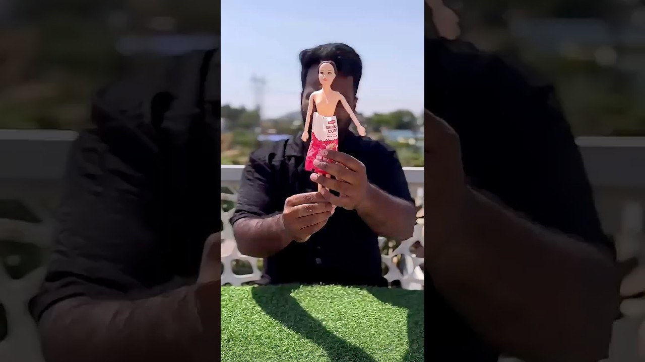 BARBIE DRESS 👗 HACK - #shorts #barbie #dress #viral