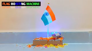 Automatic flag hoisting device. How to make Automatic flag hoisting device at home. mini Engineer.