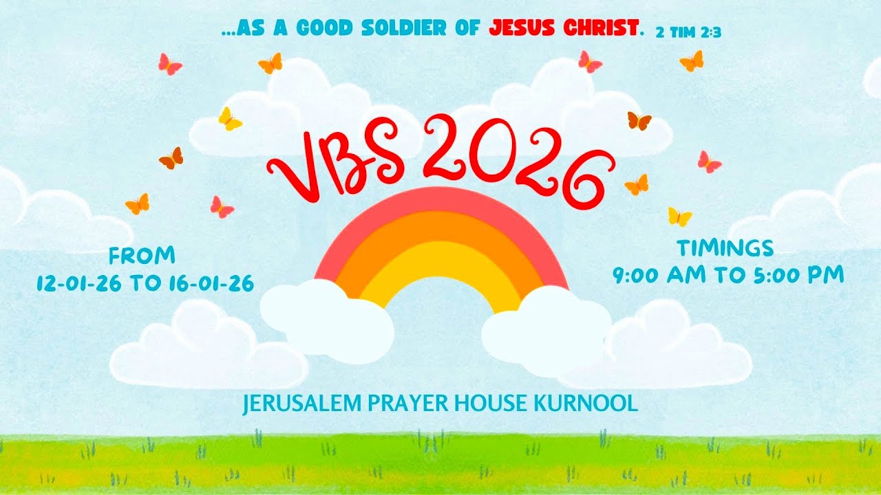 || VBS-2026 || DAY-4 || AFTERNOON SESSION || 15-01-2026 || JERUSALEM PRAYER HOUSE KURNOOL ||