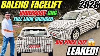 New Baleno Facelift 2026 Leaked 😱 Underbody Cng | Price Cut | New Looks | Brezza Facelift Delay?