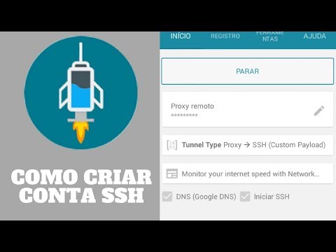 Criar conta ssh e introduzir no HTTP injector, Internet grátis 2018