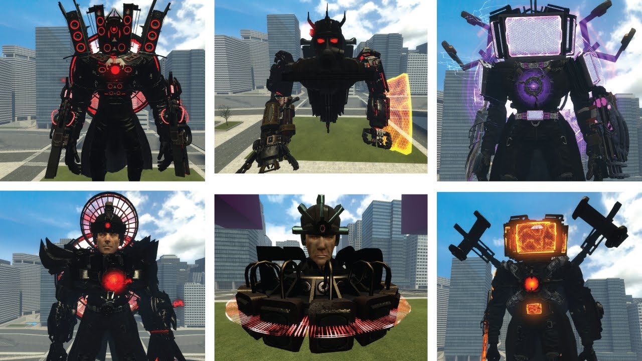 Astro hydra titan vs all Skibidi titan tvman , cameraman , speakerman in Garry's Mod ! Garry's Mod