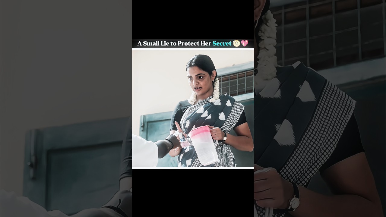 A Small Lie to Protect Her Secret ❤️🥹 | Emotional Movie Edit #shorts