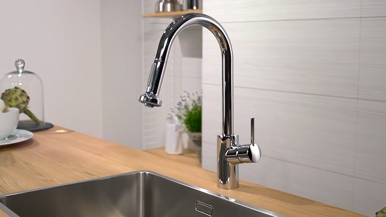 Foran indsats gerningsmanden Hansgrohe Talis S2 Variarc kitchen mixer with pull-out spray #14877000 -  YouTube