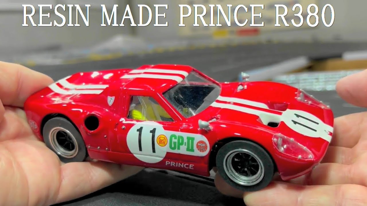 PRINCE R380 BUILT RESIN MADE 1/24 Slot Car スロットカー - YouTube