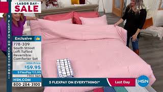 South Street Loft Tufted Reversible Comforter Set