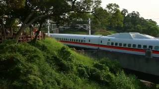 高鐵通過台中外埔景觀台4