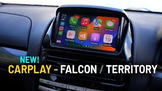 THE ULTIMATE UPGRADE for Ford Falcon and Territory Apple Car Play Kayan V5 barra xr6 xr8 FPV f6