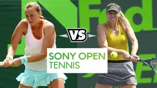 Sharapova vs Kvitova ● 2014 Miami (QF) Highlights