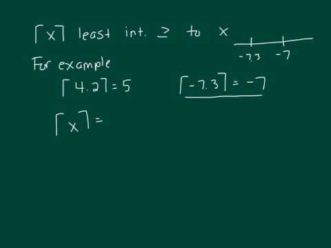 Least integer