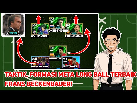 01 toto x dna303 - FORMASI TERBAIK LONG BALL FRANZ BECKENBAUER! eFootball | Franz Beckenbauer Manager | efootball 2025