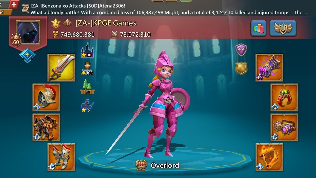 Гибридный выбор GF-лидера/ловушки! Lords Mobile