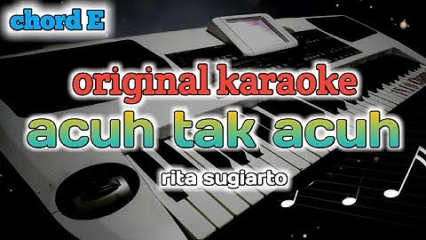 Acuh tak acuh karaoke nada wanita | rita sugiarto