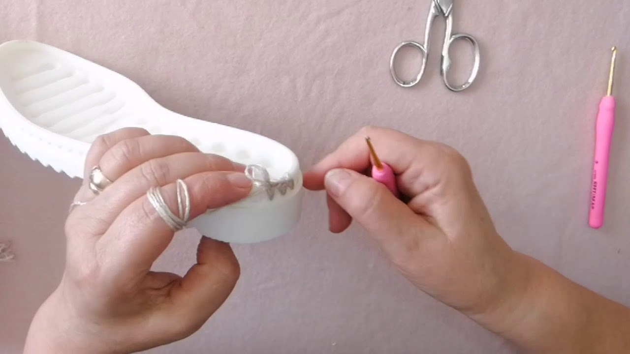 Espadrile crosetate Laura partea 1