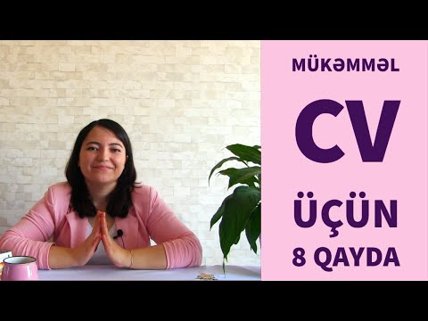 Video: CV-yə Necə Baxmaq Olar