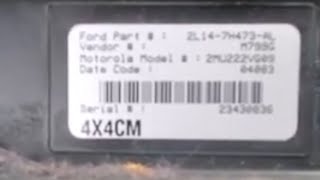 2004 Ford Expedition Transfer Case Control Module location and removal 4x4CM