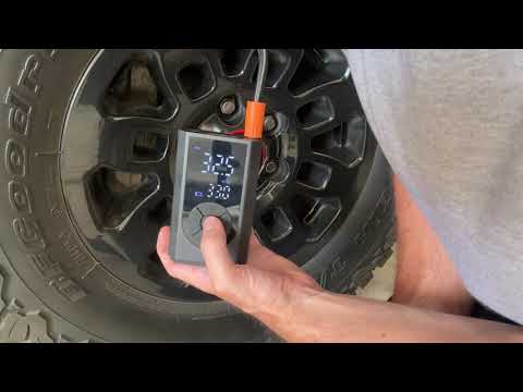 Tire Inflator Portable Air Compressor, 150 PSI Air Pump for Car Tires Review