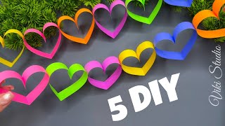 5 Easy Valentines Day Craft Ideas Diy Paper Crafts For Everyone