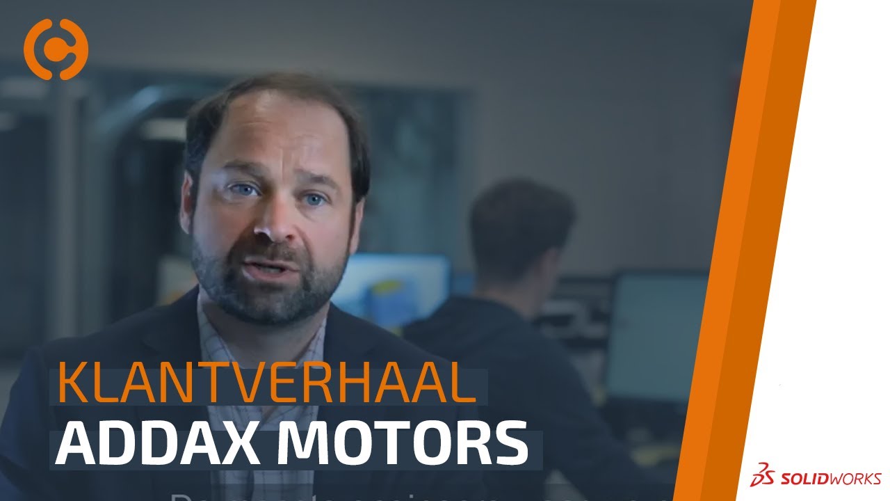 Addax Motors using SOLIDWORKS solutions provided by Cadmes Belgium