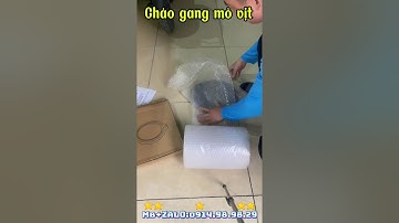XUẤT MẪU CHẢO GANG ĐÚC NGUYÊN KHỐI MỎ VỊT - HÀN QUỐC