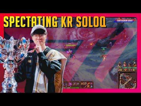 T1 Peyz (zeri) - Spectating T1 In Kr Soloq/티원관전방