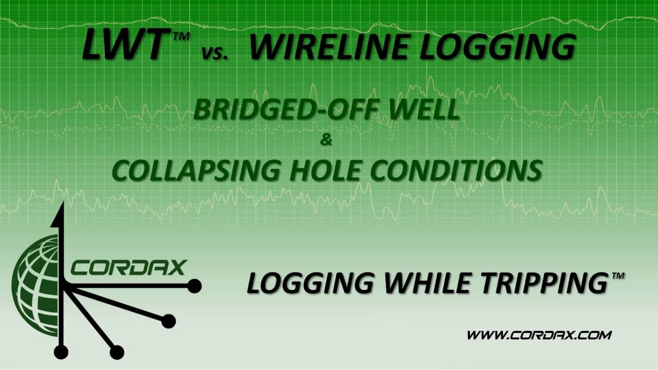 Cordax Logging While Tripping (LWT) vs. Wireline Bridged Off Well