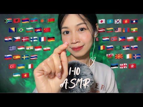 ASMR Counting 1 to 10 in 63 Languages Until You Fall Asleep 😪