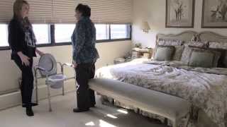 Bedside commode - Demonstration