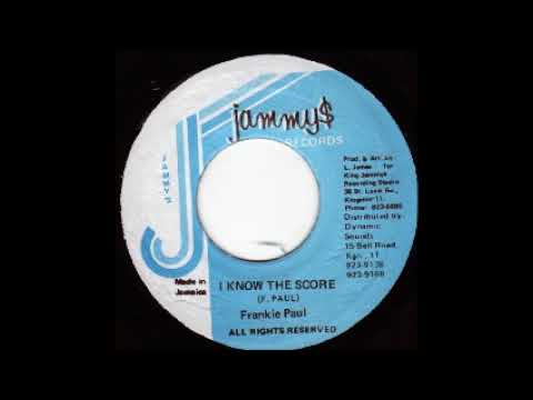 Frankie Paul - I Know The Score / Version - YouTube