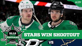 Stars Open Preseason With 2-1 Shootout Win Over Blues | DLLS STARS POSTGAME