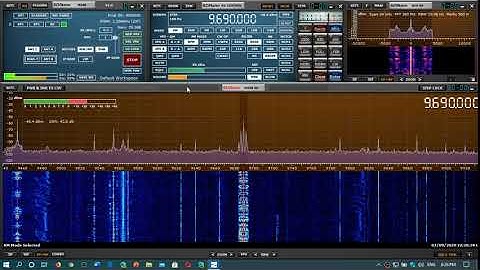 Radio Exterior Espana 9690 kHz English SDRplay RSPdx MLA 30 loop antenna