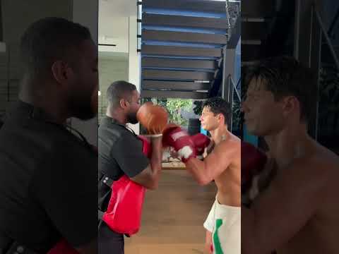 Ryan Garcia training for his clash with Conor Benn 🥊