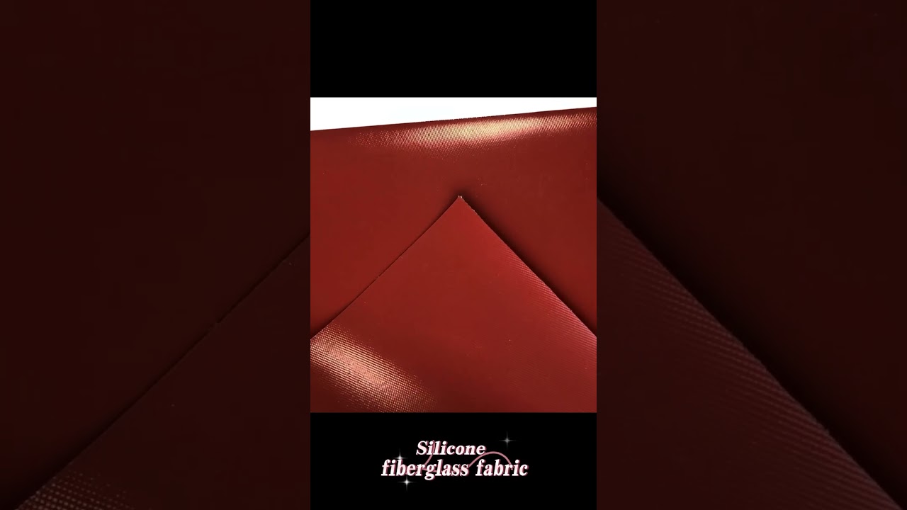 Silicone fiberglass fabric