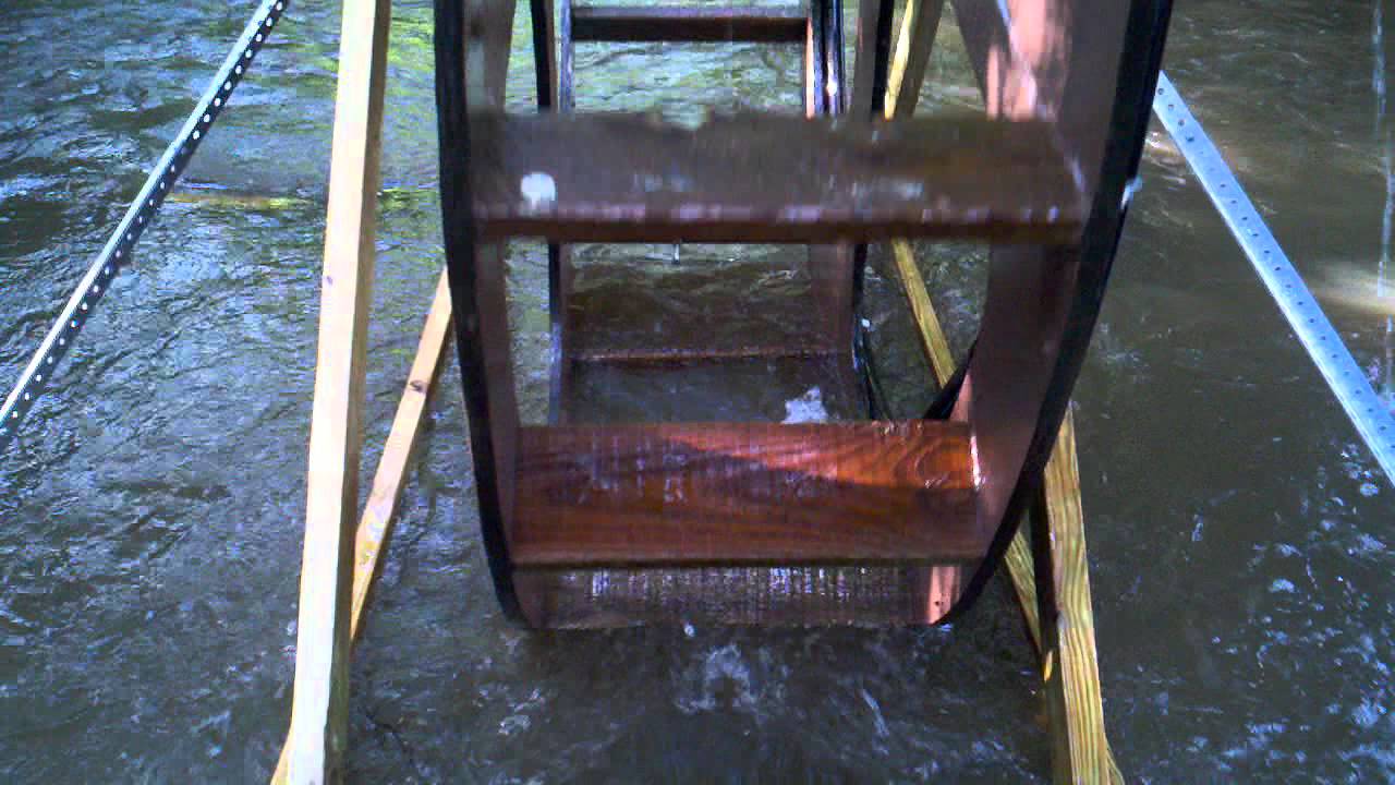 8ft Spiral pump water wheel