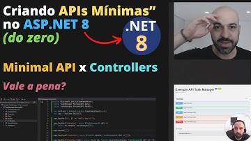 Criando API em ASP.NET 8 com Minimal APIs (2025) - forma mais clean e mais rápida!??