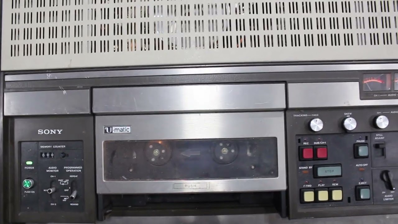 GovDeals: Lot of Vintage & Professional AV Equipment – Sony