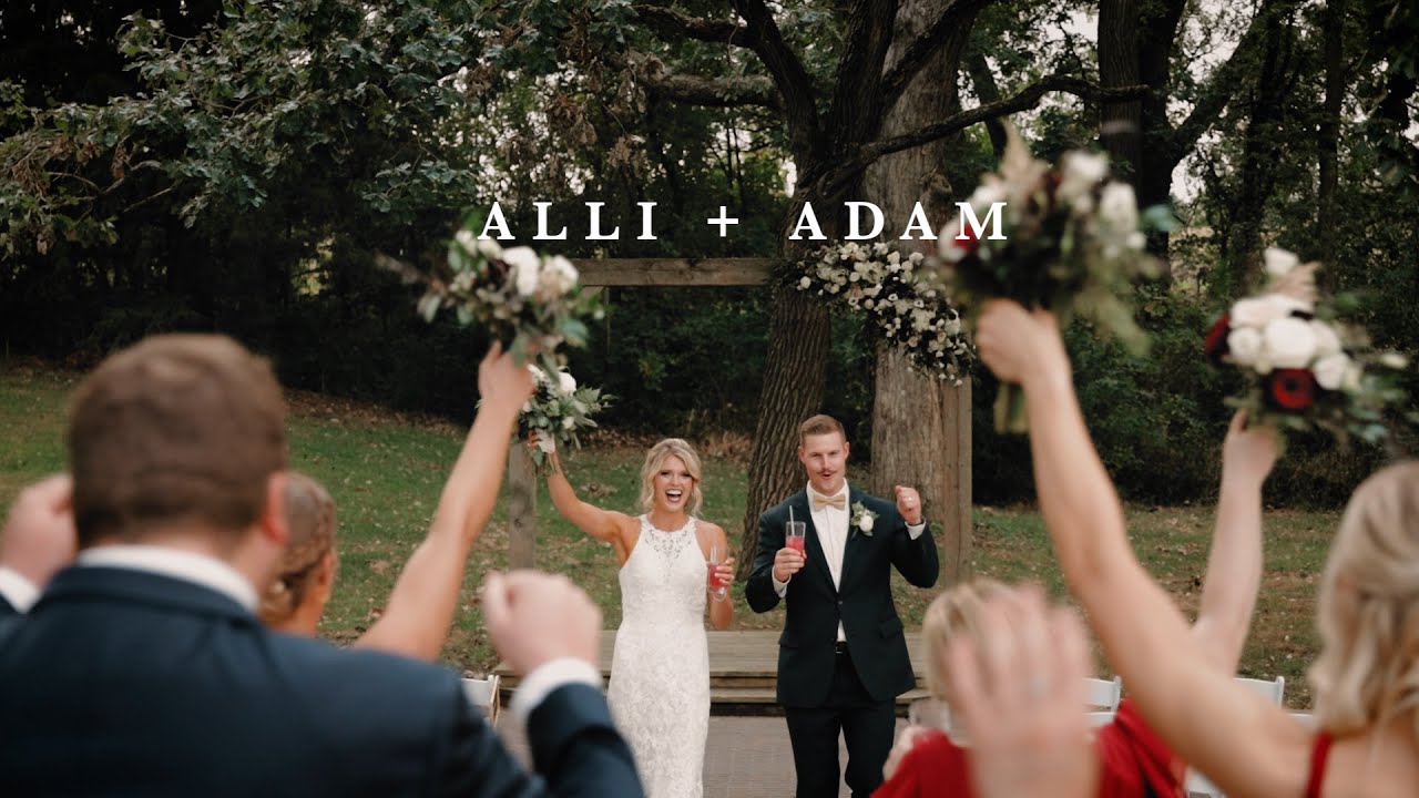 Iowa Wedding Video || Alli + Adam || Rapid Creek Cidery